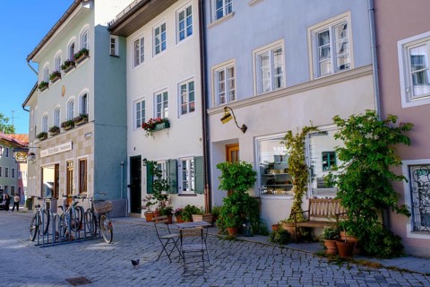 Jungmayrplatz, Gries, Altstadt, Bad Tölz, Upper Bavaria, Bavaria, Germany