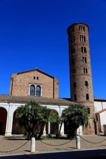 Basilica of Sant'Apollinare Nuovo, three-nave basilica church from the 6th century. It was built by