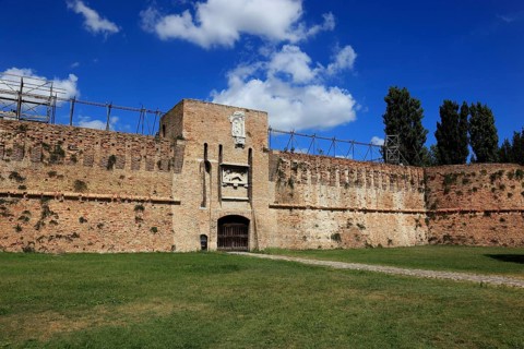 Rocca Brancaleone, a historic fortress in Ravenna, Emilia Romagna, Italy