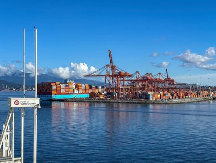 Vancouver, British Columbia, Canada - The Port of Vancouver, Port of Vancouver, is Canada's largest