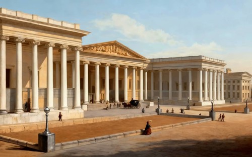 The British Museum, 19th century, London, England, United Kingdom