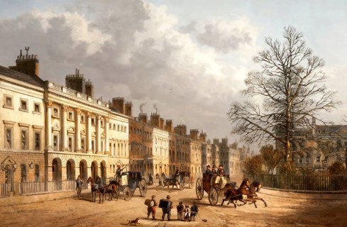 The north side of Grosvenor Square, 18th century, Mayfair, West End of London, City of Westminster,