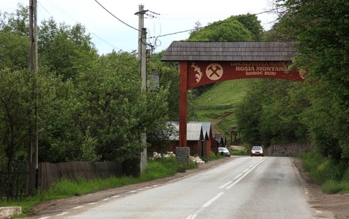 Rosia Montana mining village, Goldbach, historically important community known for its ancient
