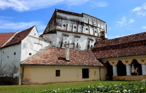 Fortified church of Tartlau, Prejmer, one of the best preserved fortified churches in Transylvania,