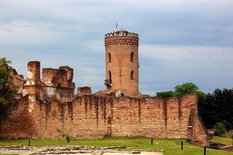 Part of the princely court with the Chindia Tower, in Targoviste, once the residence of Wallachian