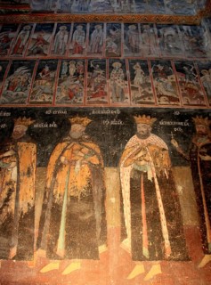 Votive panel, donor painting, in the Great Church of the Princes, Biserica Mare Domneasca, The