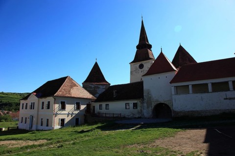 Romania, fortified church in Archita, German Arkeden, a village in Transylvania