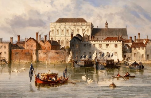 The Palace of Whitehall or White Hall, 17th century, London, England, United Kingdom