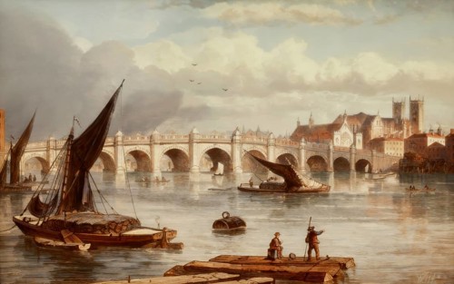 Westminster Bridge, bridge over the River Thames, 1754, London, England, United Kingdom