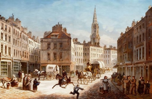 Middle Row St. Gilgen, London, England, 18th century