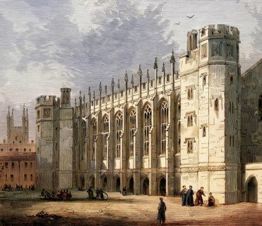 The hall of Christ's Hospital, 18th century, London, UK