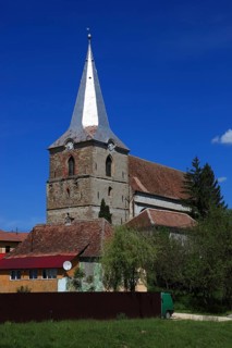 St. James Church, 15th century Sharosh fortified church in Sharosh near Fogarash, Soars, in