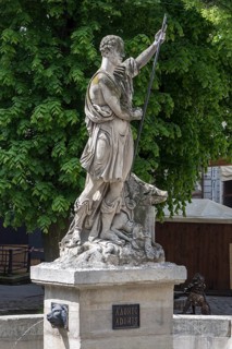 Adonis as a fountain figure, Lviv, Ukraine