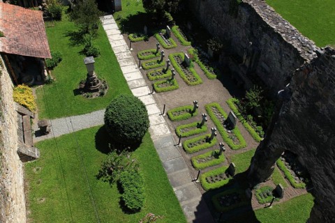 Former Cistercian monastery Carta, Kerz, founded in the 12th century by Cistercian monks and is one
