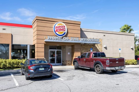 Burger King Fast Food Restaurant branch in Tampa, United States