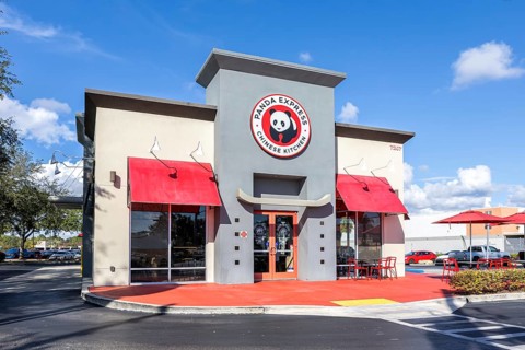 Panda Express Chinese Fast Food Restaurant branch in Tampa, United States