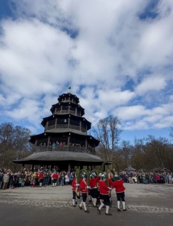 Schaeffler dance in 2026 in the English Garden, behind the Chinese Tower. The event takes place