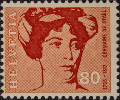 Anne-Louise Germaine de Staël-Holstein (Madame de Staël) (1766-1817) was a French writer and salon