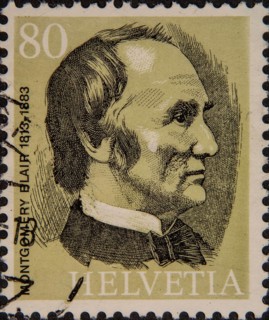 Montgomery Blair (1813-1883) was an American politician and lawyer from Maryland. He served in the
