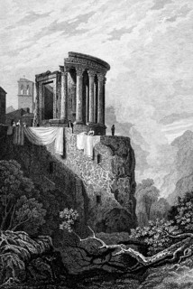 Tempio di Vesta, temple of the goddess Vesta, Tivoli, Rome, Lazio region, Italy, Roman round