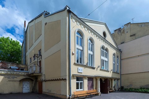 The not destroyed Tsori Gilod Synagogue, Lviv, Ukraine