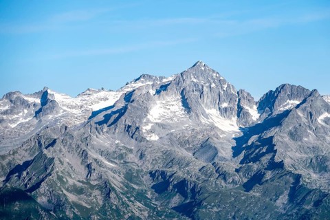 Cima Presanella mountain peaks, Brenta-Adamello Natural Park, Trentino, Italy