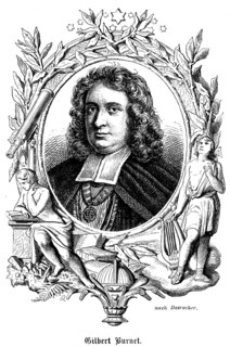 Gilbert Burnet (1643 -1715), Scotland, philosopher and historian, Bishop of Salisbury. Portrait,
