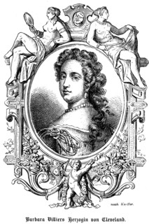 Barbara Villiers 1st Duchess of Cleveland, First Duchess (1640 -1709) England, mistress of King