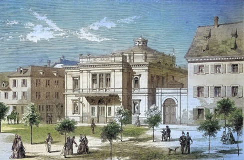 Das Theater Imthurneum in the city of Schaffhausen, Switzerland/the theater Imthurneum in the city