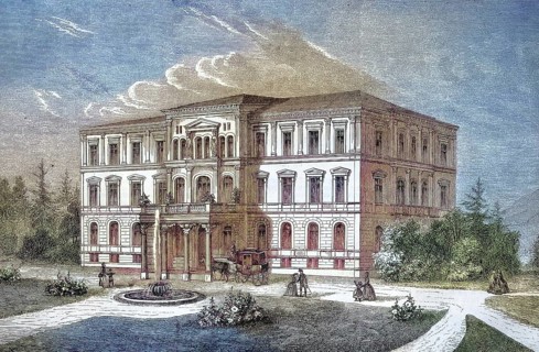 The new building of the eye clinic in Heidelberg, the university town in Baden-Württemberg am