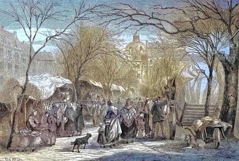 The Gänsemarkt is a public square in Berlin, Germany/Gänsemarkt, Geese brand, is a public square in