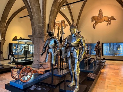 Historical Armour, Hall with Weapons and Armor, Bavarian National Museum, Munich, Upper Bavaria,
