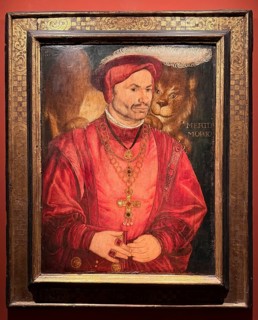 Oil painting, Der Hofjester Mertl von 1945, Hans Mielich, oil on wood, Bavarian National Museum,