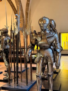 Historical Armour, Hall with Weapons and Armor, Bavarian National Museum, Munich, Upper Bavaria,