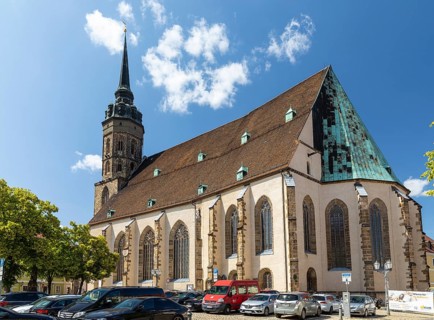 Fleischmarkt mit Dom St. Petri, Bautzen, Saxony, Germany