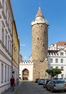 Wendischer Turm am Buttermarkt, Old Town of Bautzen, Upper Lusatia, Saxony, Germany