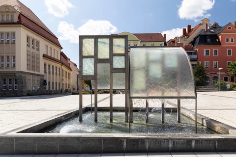 Brunnen auf dem Kornmarkt, Bautzen, Upper Lusatia, Saxony, Germany