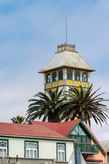 Woermann House, historic German colonial building, Swakopmund, Erongo region, Namibia