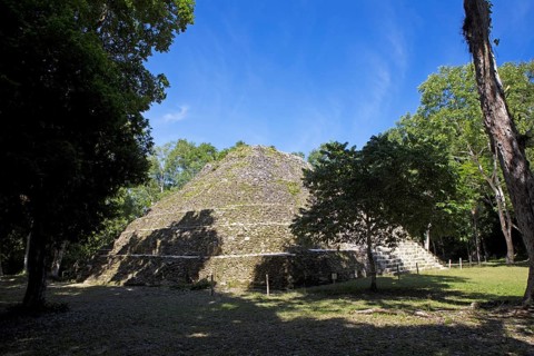 Astonomic complex in Yaxha-Nakum-Naranjo National Park, Biósfera Maya Nature Reserve, Lowlands,
