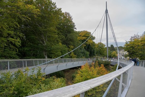 Skywalk, viewing platform at the Königsstuhl National Park Center, Jasmund National Park, Sassnitz,