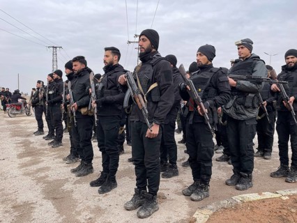 In kobani, Syria on February 2, 2026, Syrian Government forces begin entering the city of Ayn