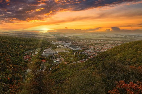Thale, Saxony-Anhalt, sunset