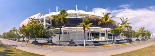 Mexico, Mazatlan baseball stadium entrance