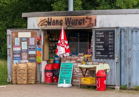 Wurst Bude, Hans Wurst, Grill, Feinschmecker, Restaurant, Price Tag, Bratwurst, Street Sales,