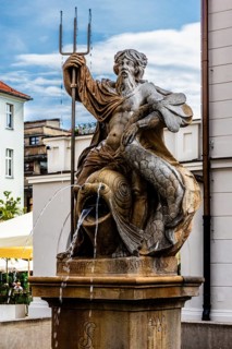 Rynek, historic market square, 14th century, Gliwice, Poland