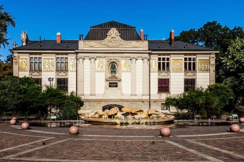 Art Palace on Szczepanski Square, 1898, by Franciszek Maczynski in secession style, Krakow, Poland