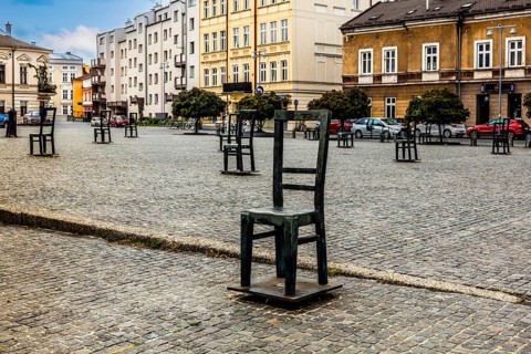 Heroes of the Ghetto Square, place of execution and place of resettlement operations following the