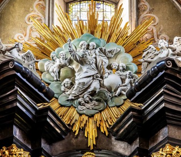Pauliner Basilica, church on the rock, 14th century, Krakow, Poland