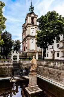 Pauliner Basilica, church on the rock, 14th century, Krakow, Poland
