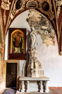 Cloister, Franciscan Church, 1249, Krakow, Poland